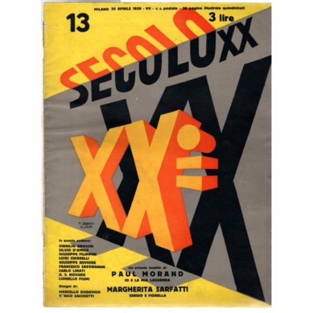 SECOLO XX-n 13, 20 aprile-1929