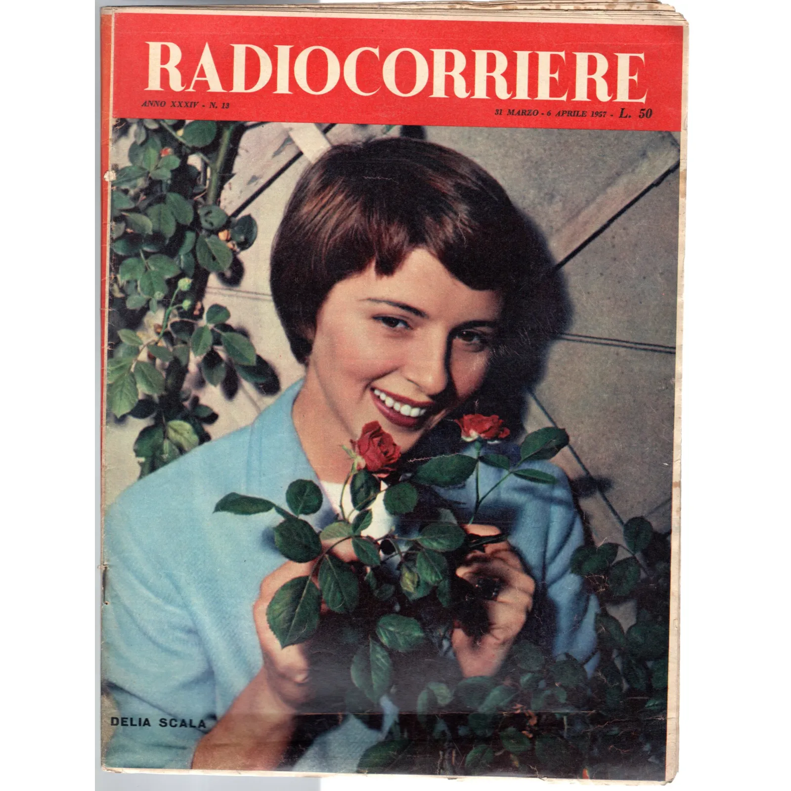 RADIOCORRIERE-n 13, 31 marzo-6 aprile-1957