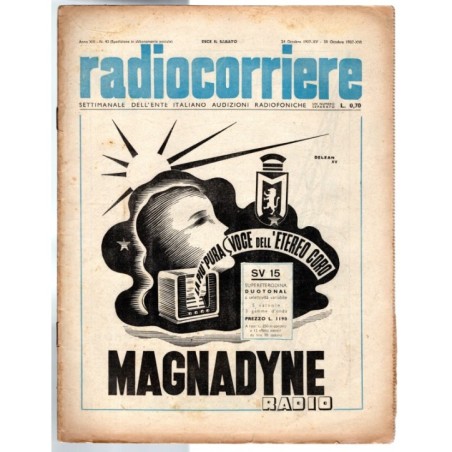 RADIOCORRIERE-n 43, 24-30 ottobre-1937