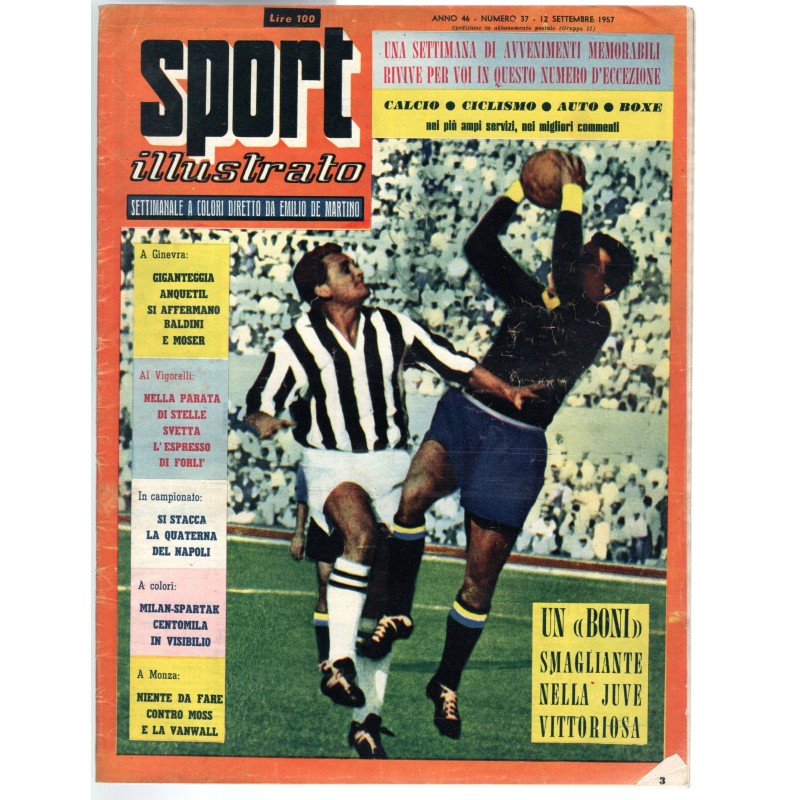 SPORT ILLUSTRATO-n 37, 12 settembre-1957