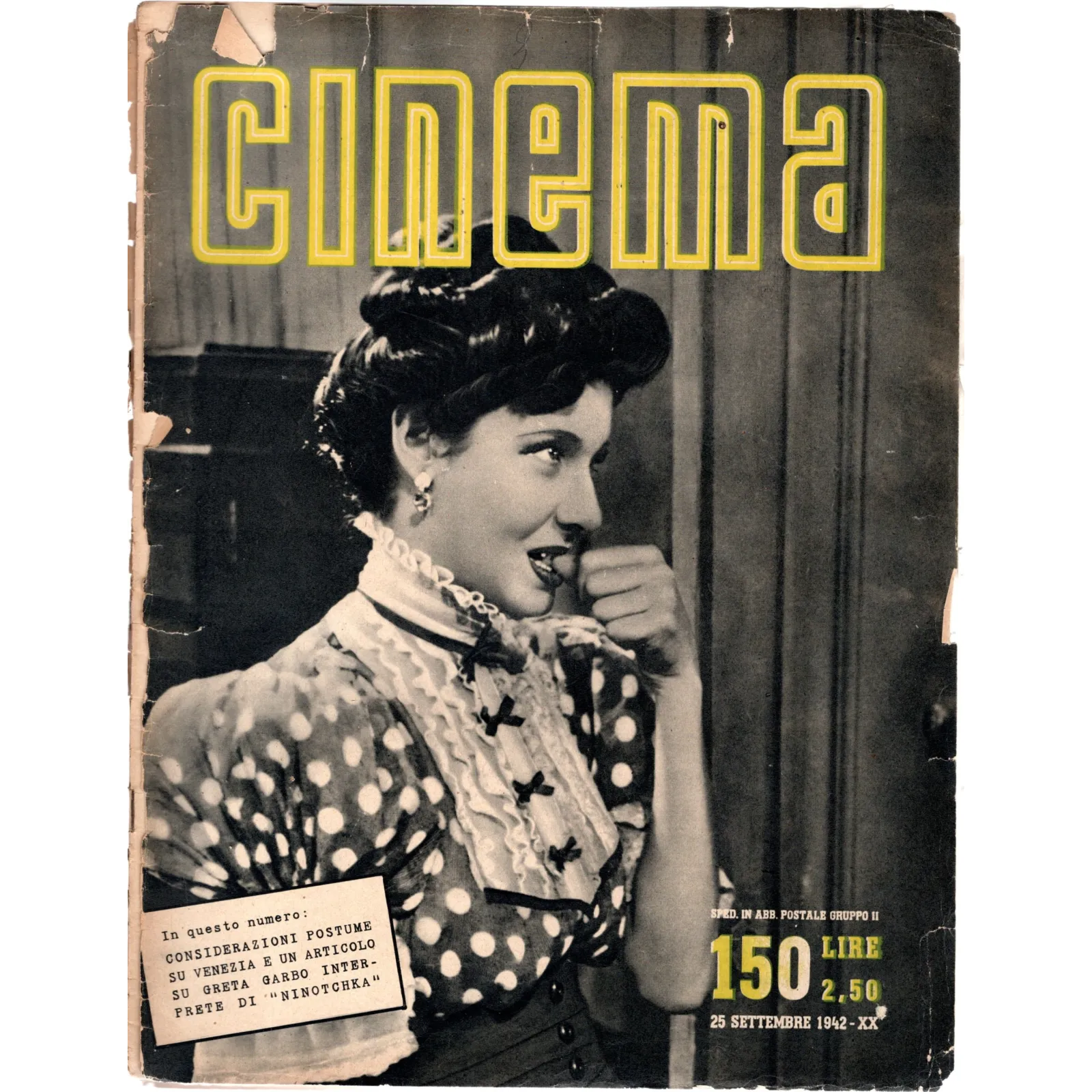 CINEMA-n 150, 25 settembre-1942