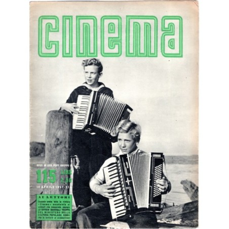 CINEMA-n 115, 10 aprile-1941