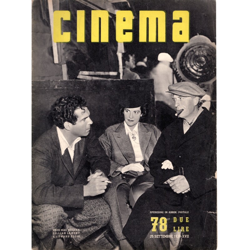 CINEMA-n 78, 25 settembre-1939