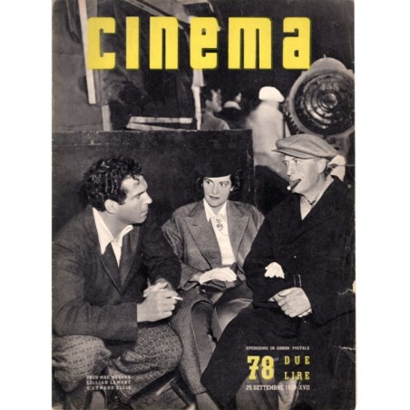 CINEMA-n 78, 25 settembre-1939