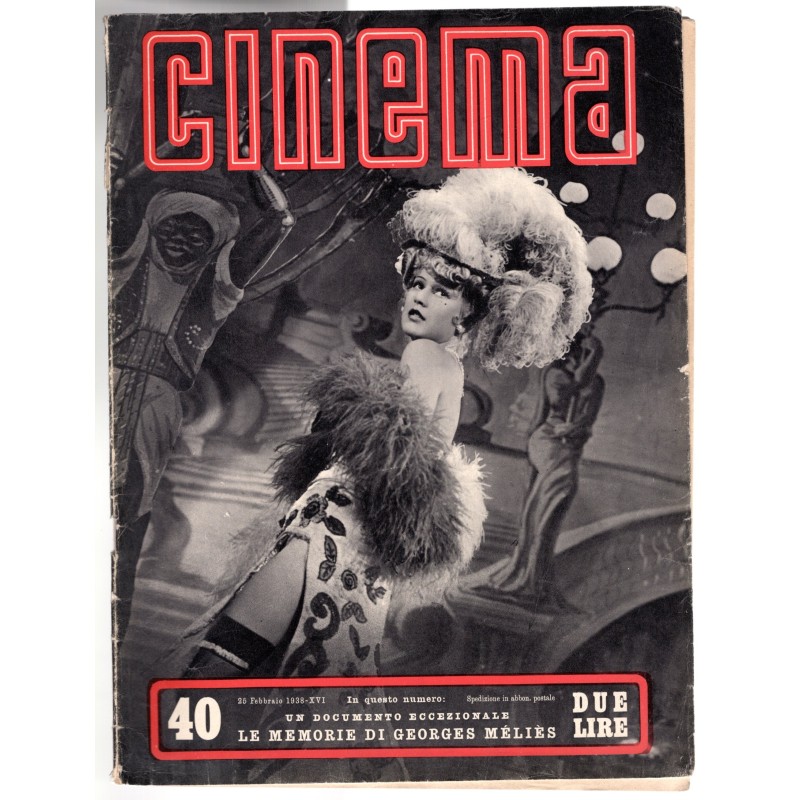 CINEMA-n 40, 25 febbraio-1938