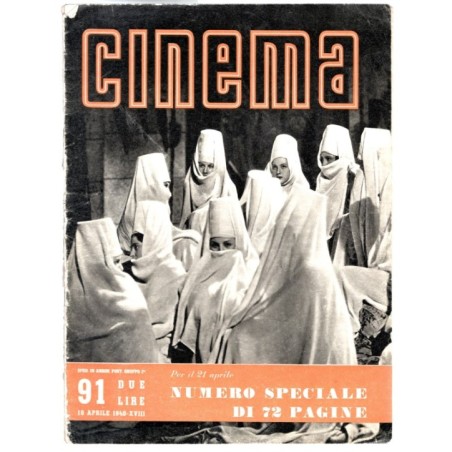 CINEMA-n 91, 10 aprile-1940
