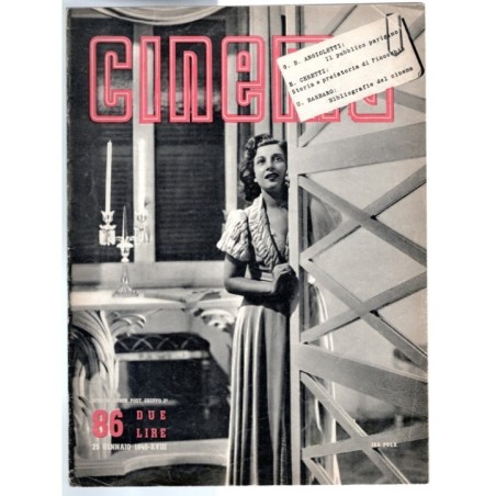 CINEMA-n 86, 25 gennaio-1940