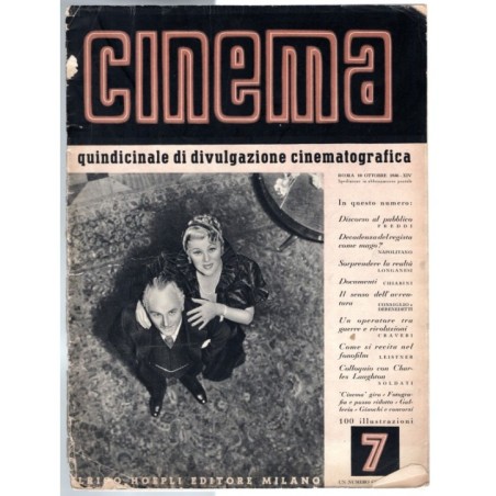 CINEMA-n 7, 10 ottobre-1936