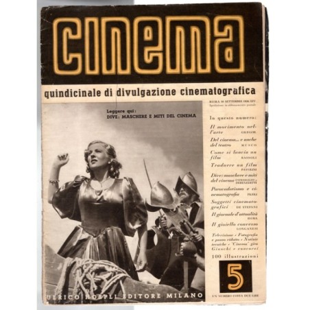 CINEMA-n 5, 10 settembre-1936