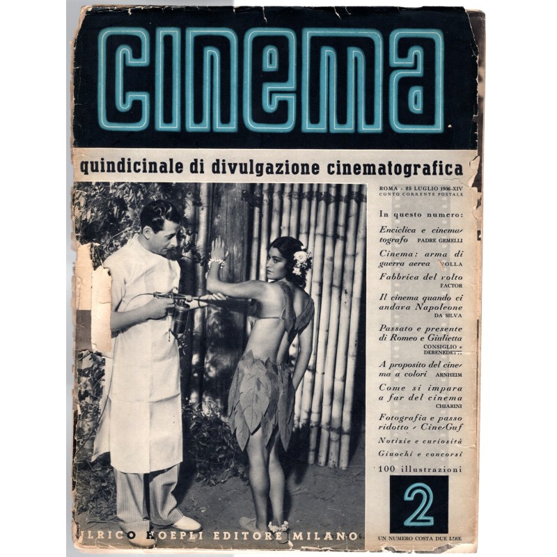 CINEMA-n 2, 25 luglio-1936