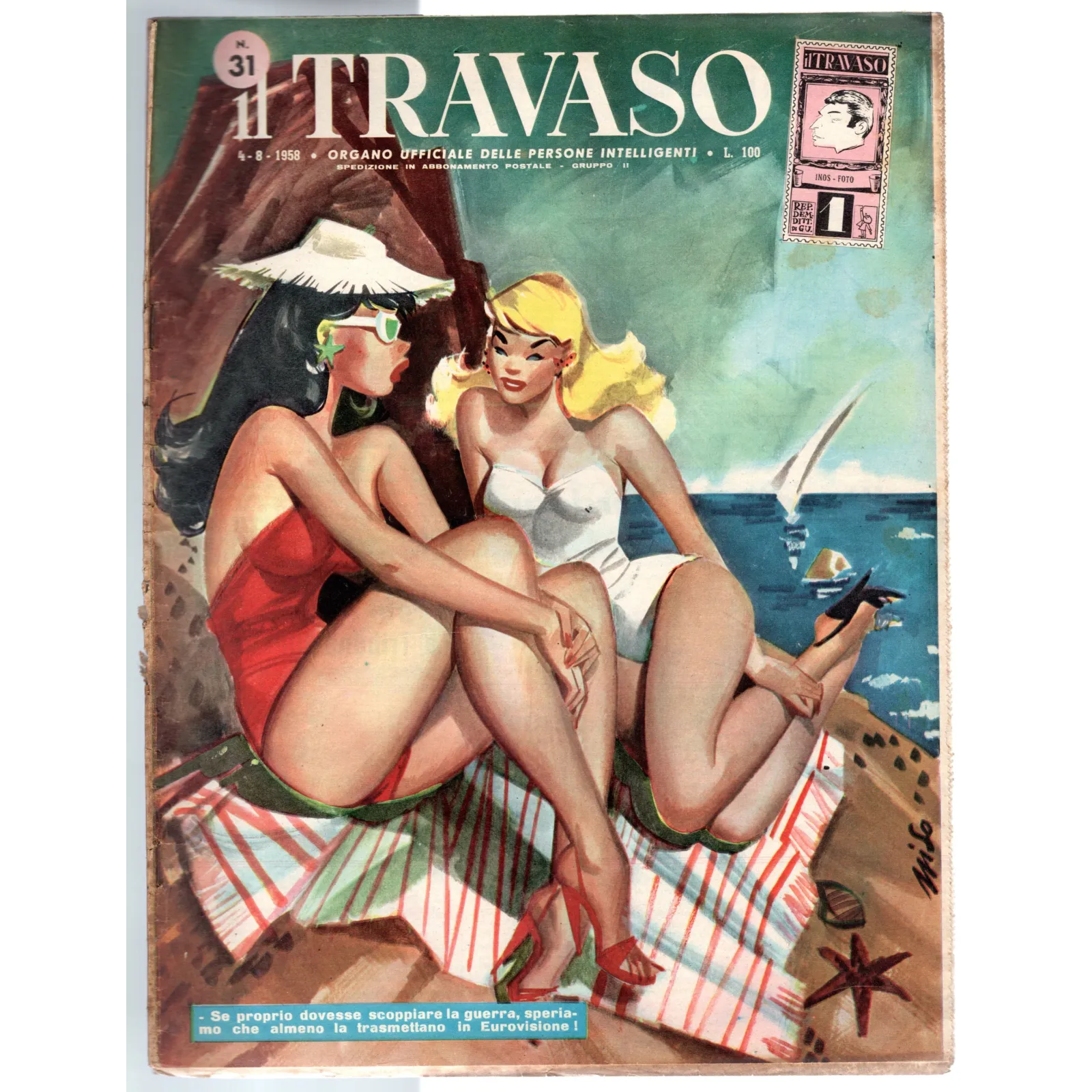 IL TRAVASO-n 31, 4 agosto-1958