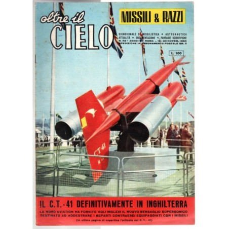 OLTRE IL CIELO. MISSILI & RAZZI-n 72, 16-30 novembre-1960