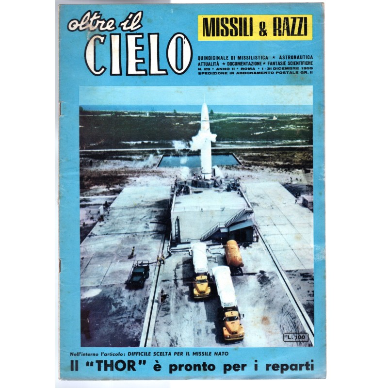 OLTRE IL CIELO. MISSILI & RAZZI-n 29, 1-31 dicembre-1959