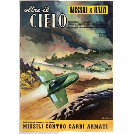 OLTRE IL CIELO. MISSILI & RAZZI-n 30, 1-15 gennaio-1959