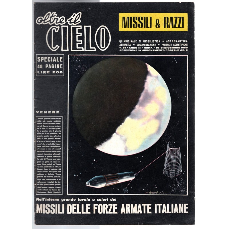 OLTRE IL CIELO. MISSILI & RAZZI-n 51, 16-31 dicembre-1959