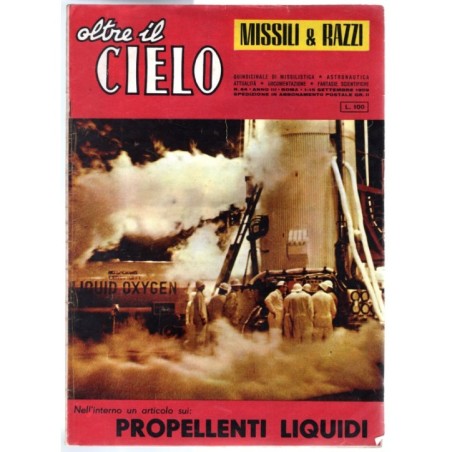 OLTRE IL CIELO. MISSILI & RAZZI-n 44, 1-15 settembre, + supplemento-1959