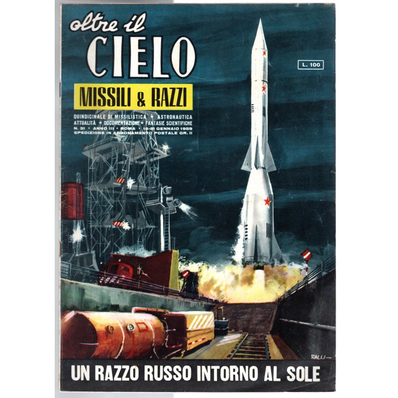 OLTRE IL CIELO. MISSILI & RAZZI-n 31, 16-31 gennaio-1959