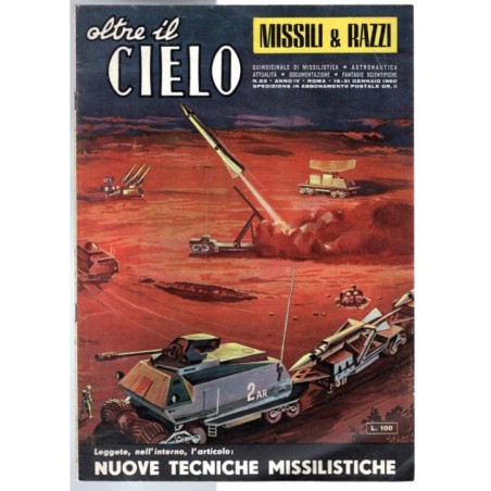 OLTRE IL CIELO. MISSILI & RAZZI-n 53, 16-31 gennaio-1960