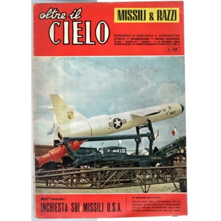 OLTRE IL CIELO. MISSILI & RAZZI-n 55, 1-15 marzo-1960