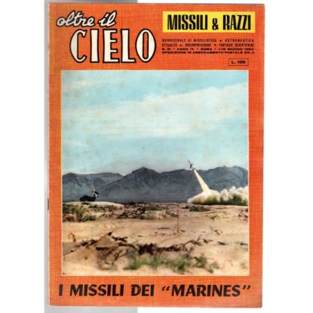 OLTRE IL CIELO. MISSILI & RAZZI-n 61, 1-15 giugno-1960