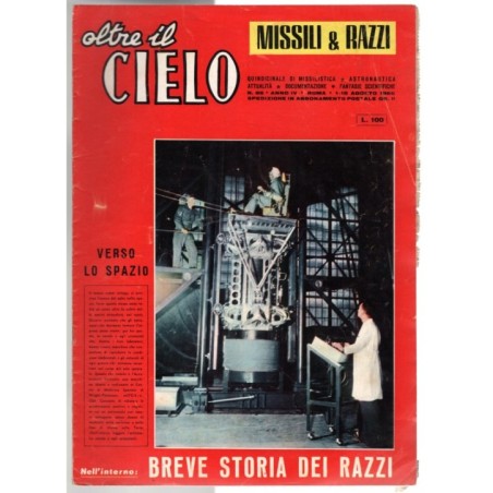 OLTRE IL CIELO. MISSILI & RAZZI-n 65, 1-15 agosto-1960