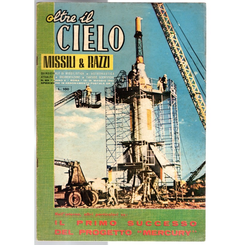OLTRE IL CIELO. MISSILI & RAZZI-n 83, 16-31 maggio-1961