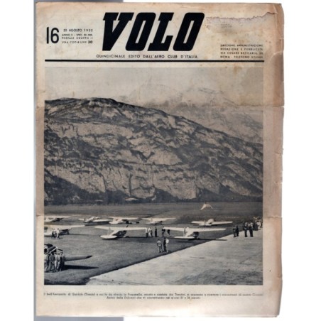 VOLO-n 16, 25 agosto-1952