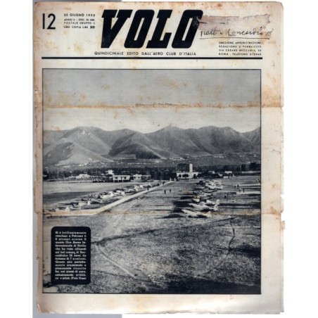 VOLO-n 12, 25 giugno-1952