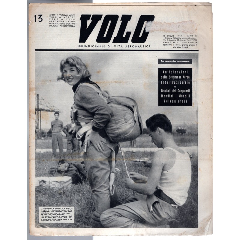 VOLO-n 13, 10 luglio-1954