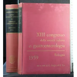 XIII CONGRESSO DELLA SOCIETA' ITALIANA DI GASTROENTEROLOGIA