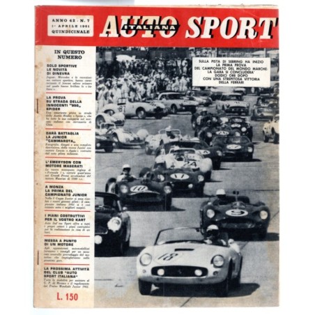 AUTO ITALIANA SPORT-n 7, 1 aprile-1961