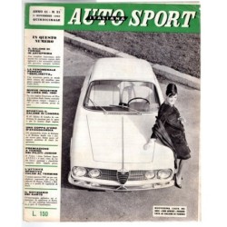 AUTO ITALIANA SPORT-n 21, 1 novembre-1960