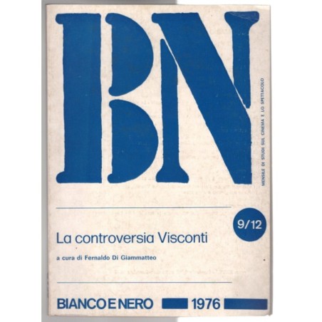 BN. BIANCO E NERO-fascicolo 9/12, + supplem-1976