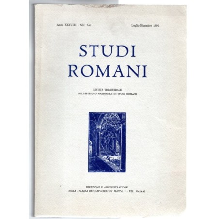 STUDI ROMANI-nn 3-4, luglio-dicembre-1990