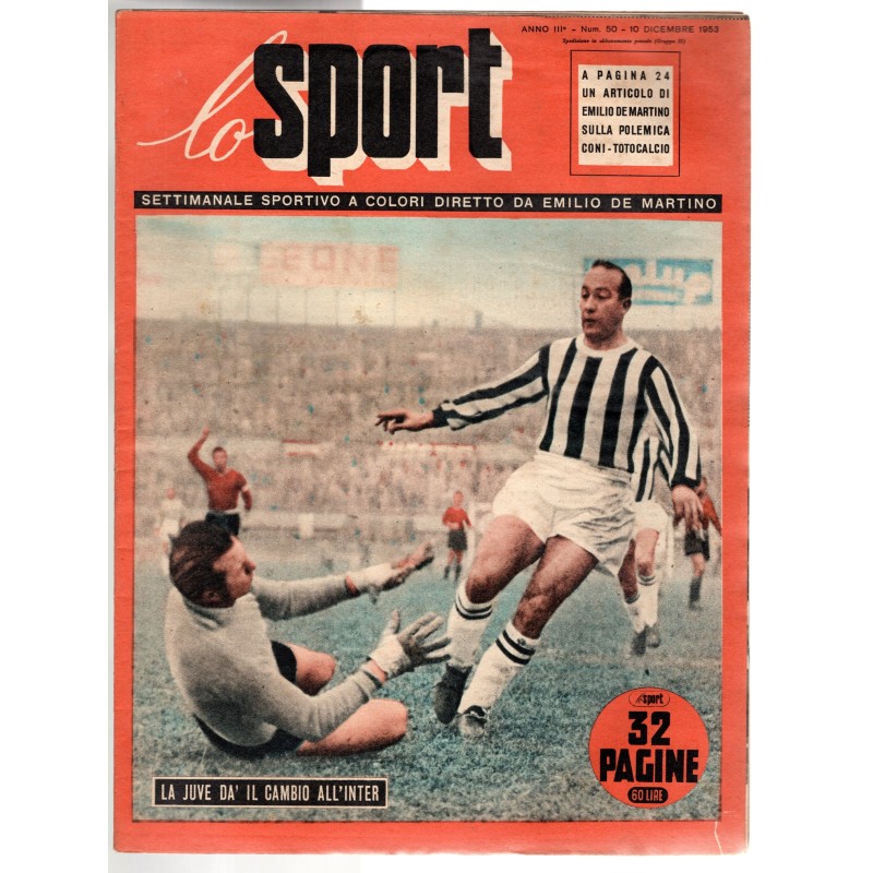 LO SPORT-n 50, 10 dicembre-1953