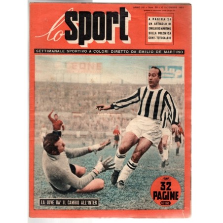 LO SPORT-n 50, 10 dicembre-1953