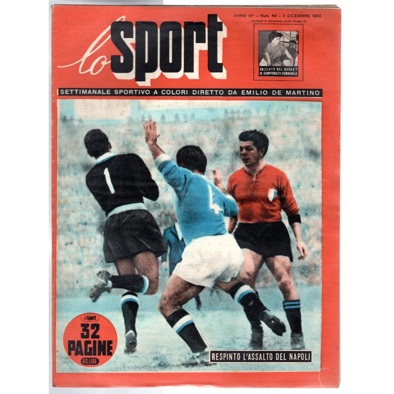 LO SPORT-n 49, 3 dicembre-1953