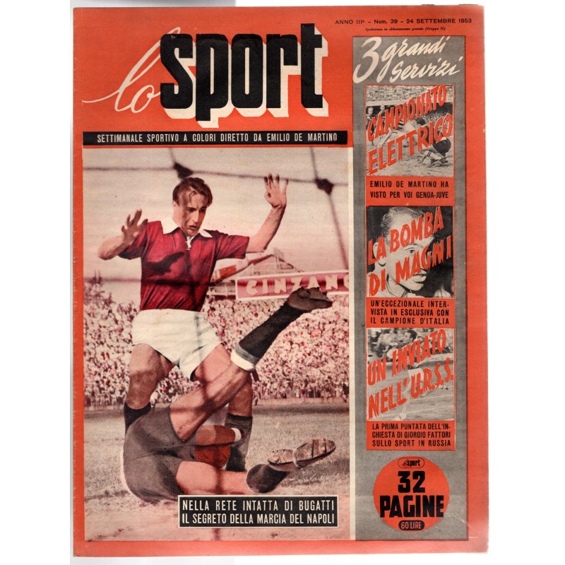 LO SPORT-n 39, 24 settembre-1953