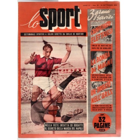 LO SPORT-n 39, 24 settembre-1953