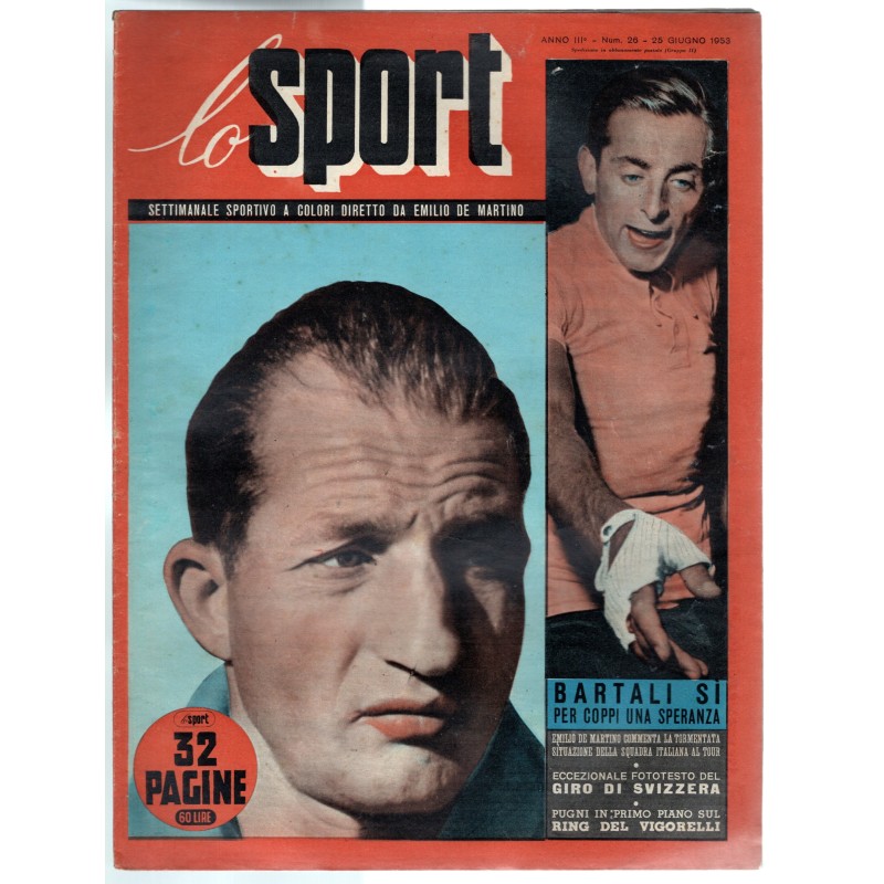 LO SPORT-n 26, 25 giugno-1953