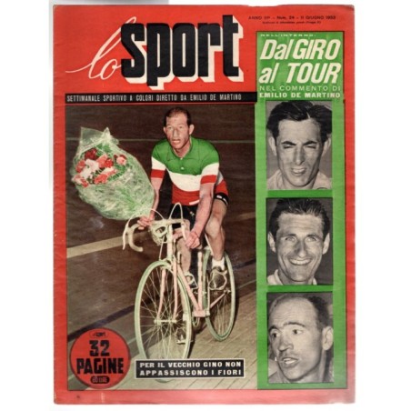 LO SPORT-n 24, 11 giugno-1953