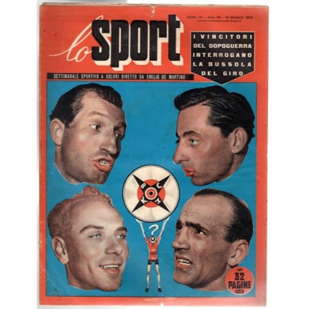 LO SPORT-n 20, 14 maggio-1953