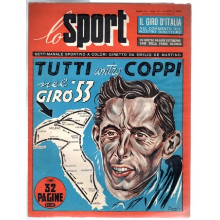 LO SPORT-n 16, 16 aprile-1953