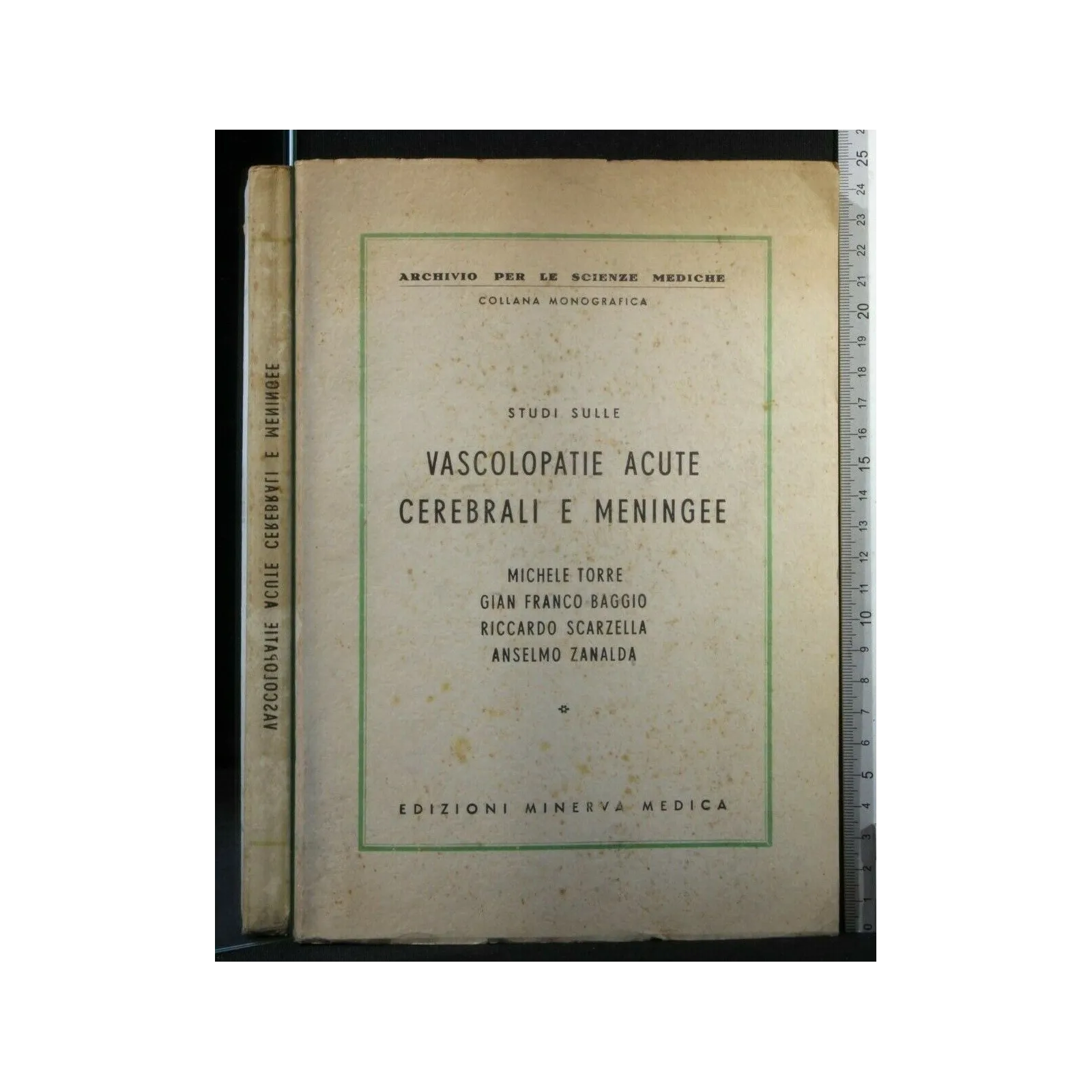 STUDI SULLE VASCOLOPATIE ACUTE CEREBRALI E MENINGEE
