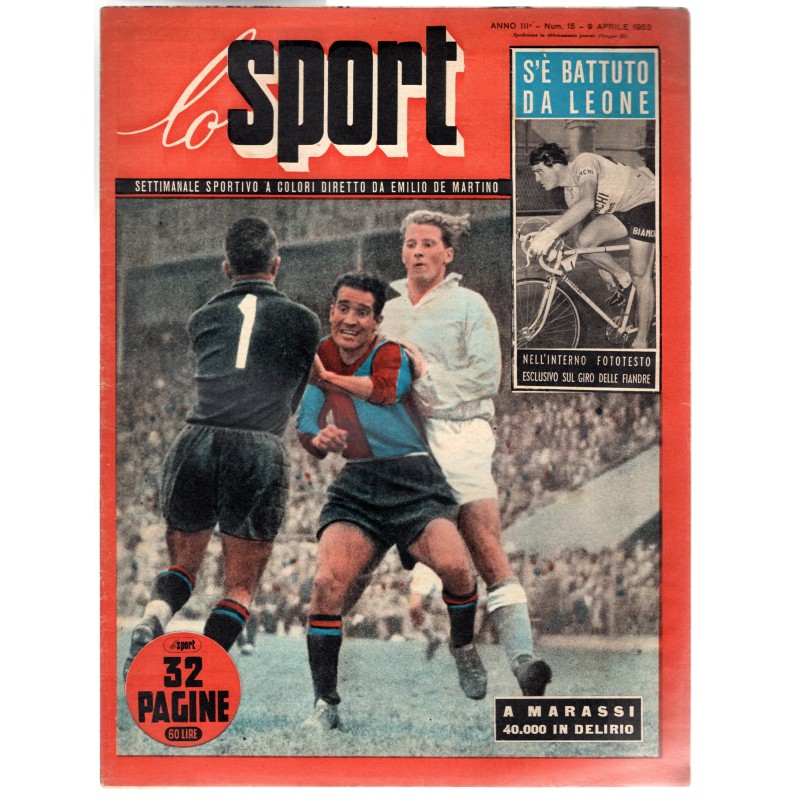 LO SPORT-n 15, 9 aprile-1953