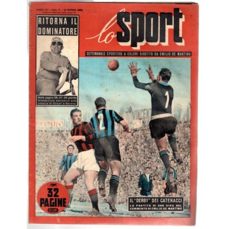 LO SPORT-n 11, 12 marzo-1953