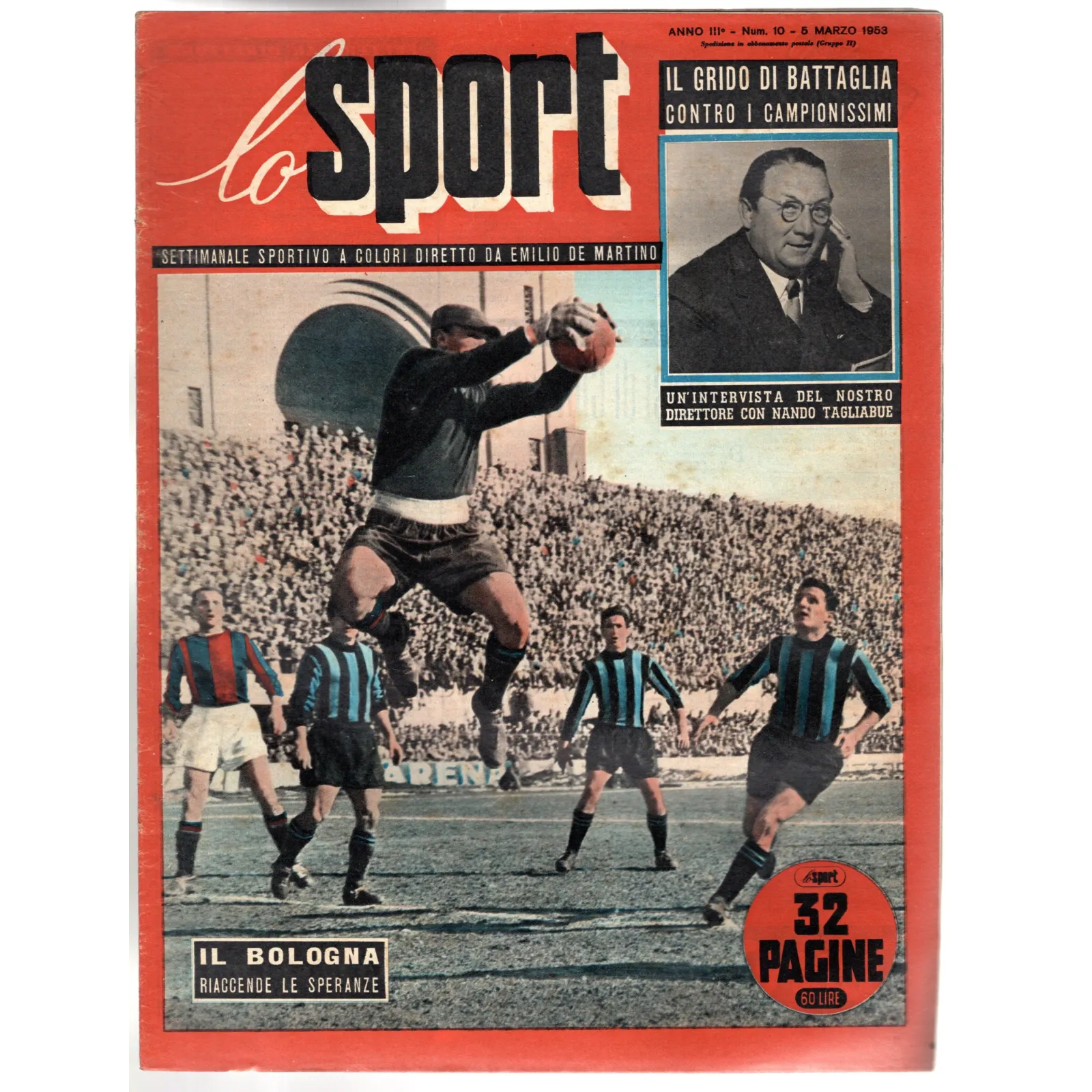 LO SPORT-n 10, 5 marzo-1953