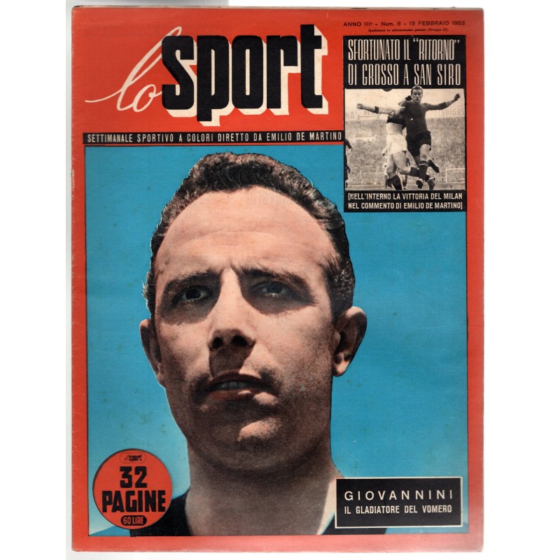 LO SPORT-n 8, 19 febbraio-1953