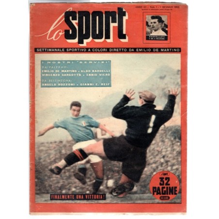 LO SPORT-n 1, 1 gennaio-1953