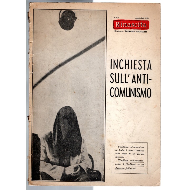 RINASCITA-n 8-9, agosto-settembre-1954